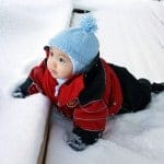 Winterluft tut dem Winterbaby gut!