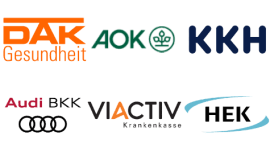 DAK-Gesundheit, AOK Nordost, KKH, Audi BKK, VIACTIV Krankenkasse, HEK